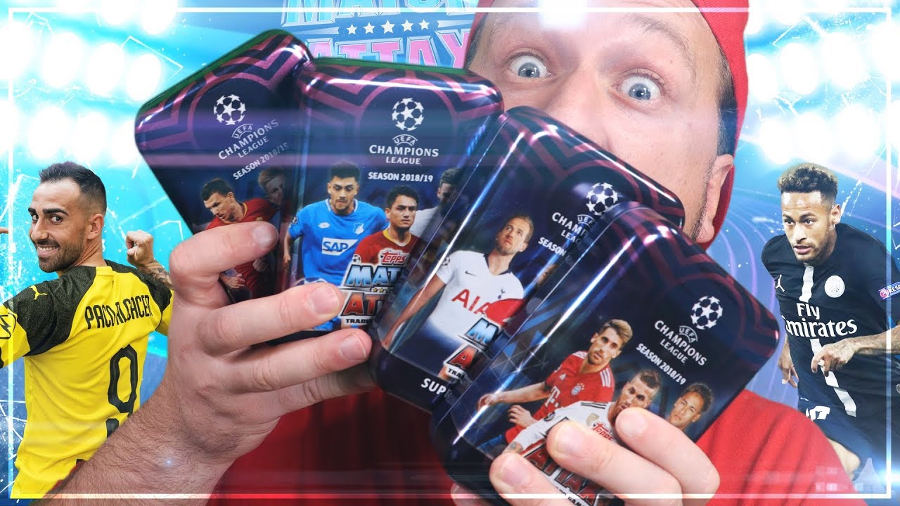 Match Attax MEGA SAMMELDOSEN 2018/19 Champions League UNBOXING