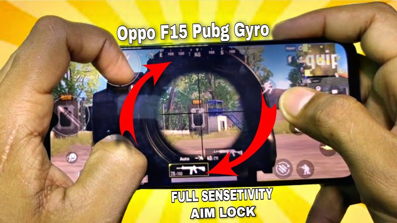 Oppo F15 PUBG Gyroscope Test full Sensetivity settings in 2020 || Oppo F15 pubg gyro || 2020 ||