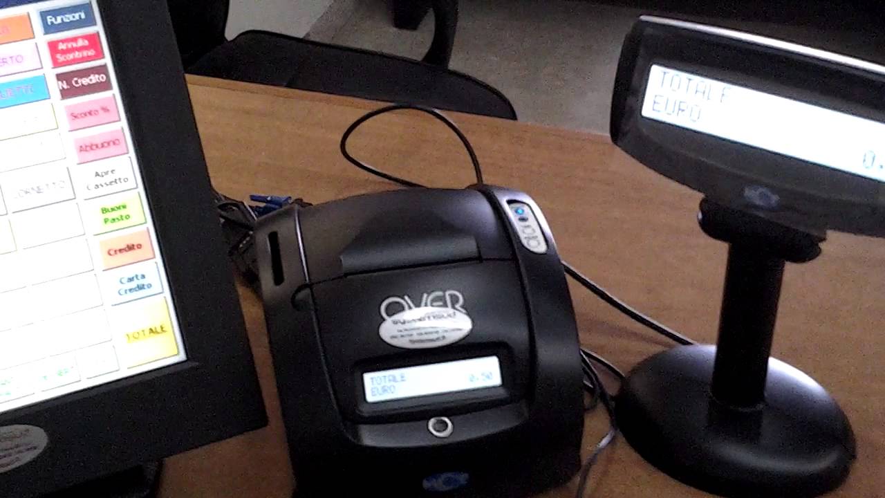 Over touch - Registratore di cassa touch screen