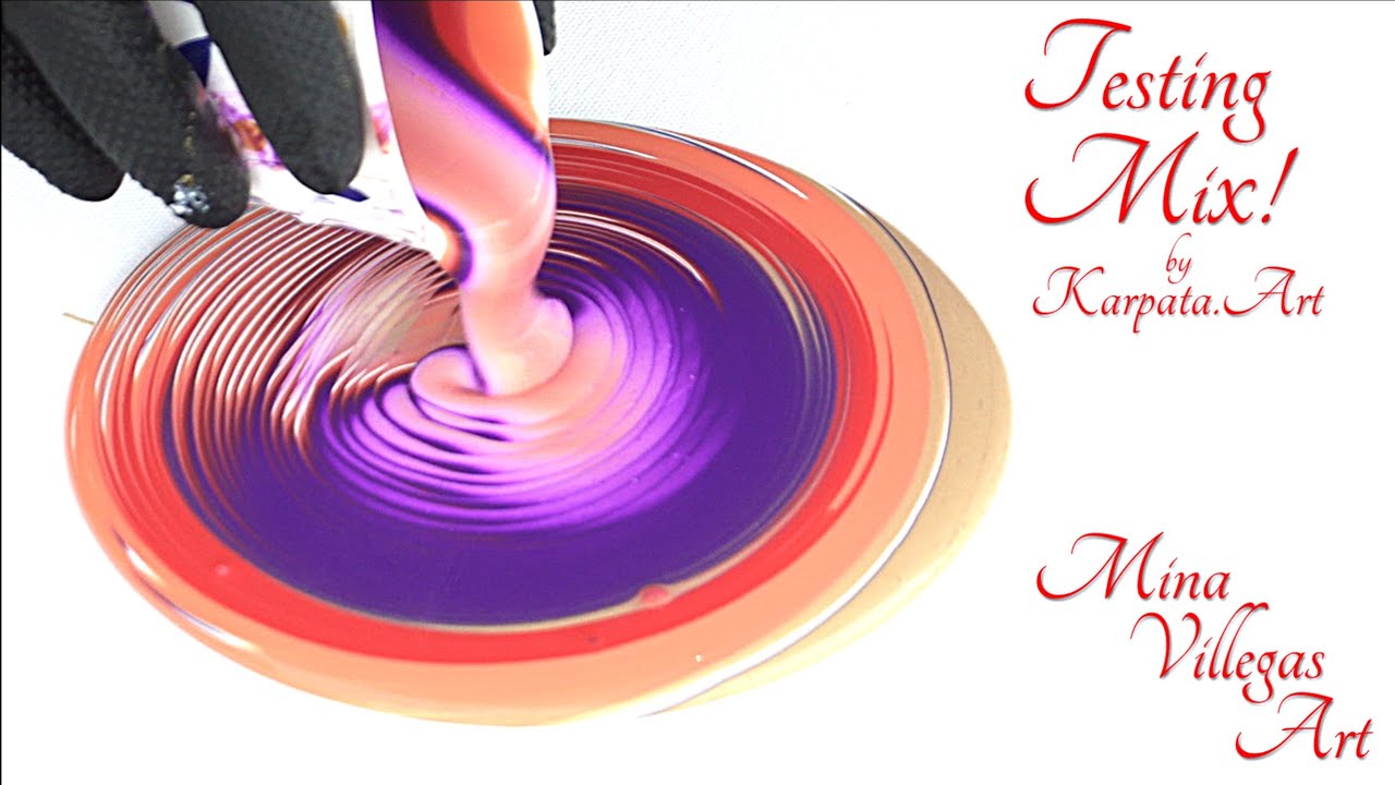 Testing Mix! Brand New Thick and Creamy Pouring Medium Created by Artists for Artists! Gorgeous!