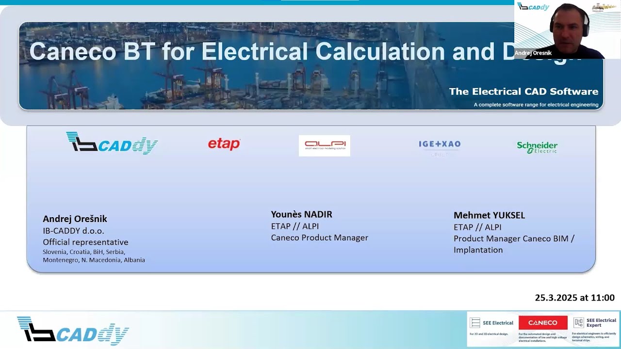 Webinar: Caneco BT for Electrical Calculation and Design