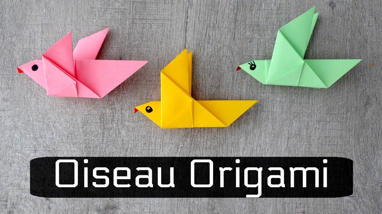 OISEAU en Origami !