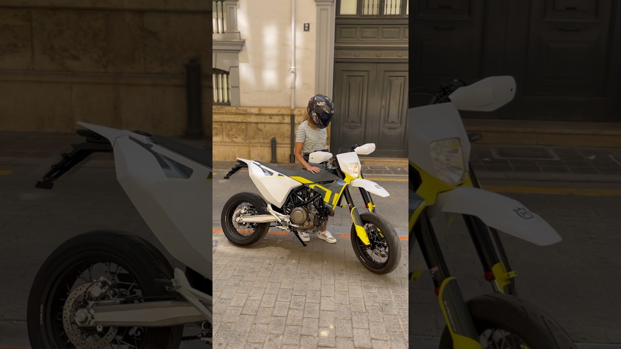 HUSQVARNA 701 STOCK EXHAUST SOUND 🔥 #motovlog #wheelie #husqvarna701 #husqvarna #espa&ntilde;a #bernatduke