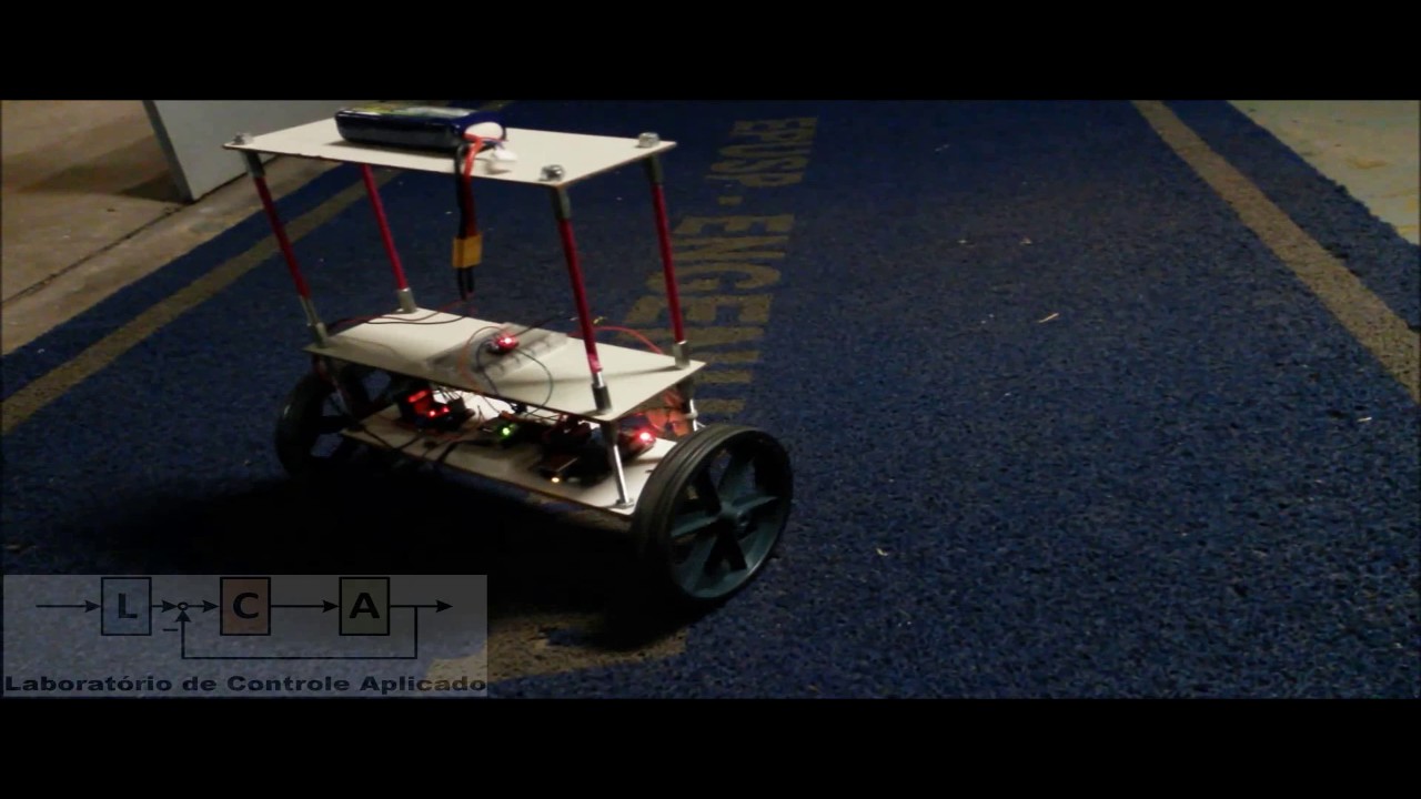 Digital LQR Control of a Self-Balancing Robot