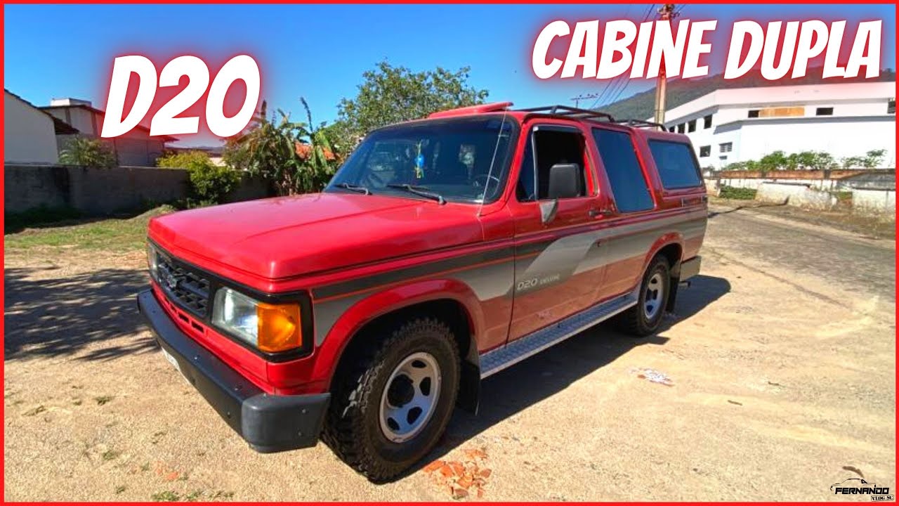 *CHEVROLET D20 CABINE DUPLA ANO 1989 MOTOR PERKINS DIESEL 