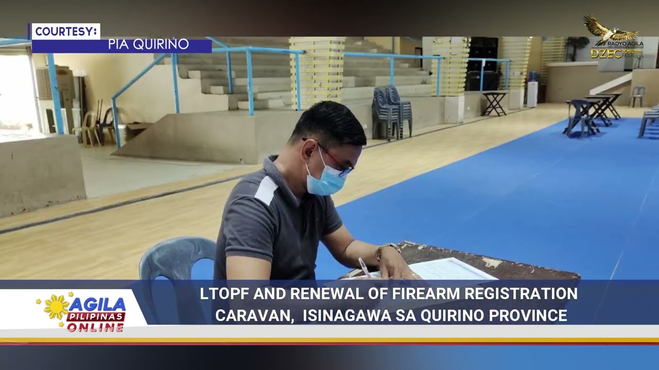 2-Day LTOPF and Renewal of Firearm Registration Caravan, isinagawa sa Quirino Province