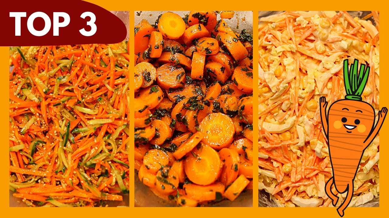 3 einfache Karottensalat Rezepte in 3 Minuten: Marokkanisch, Asiatisch, Klassisch, Möhrensalat