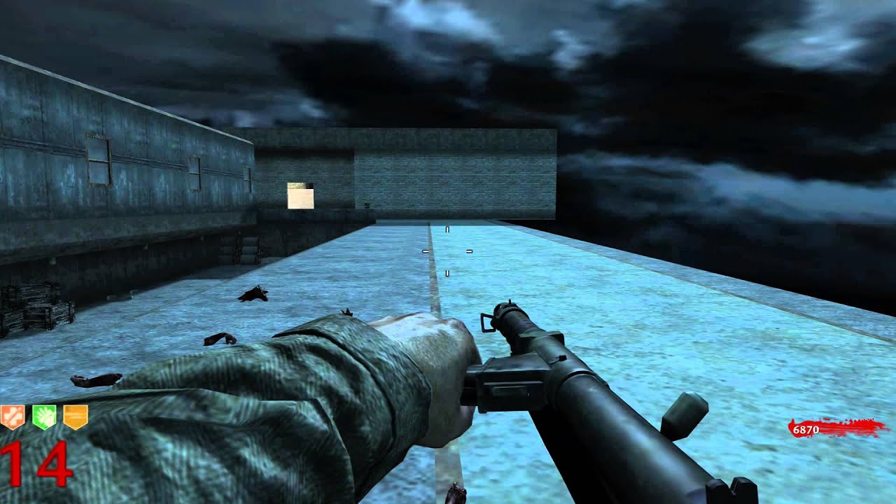 Custom Nazi Zombies - Twin Towers Part 2 - Exploaring the Map More
