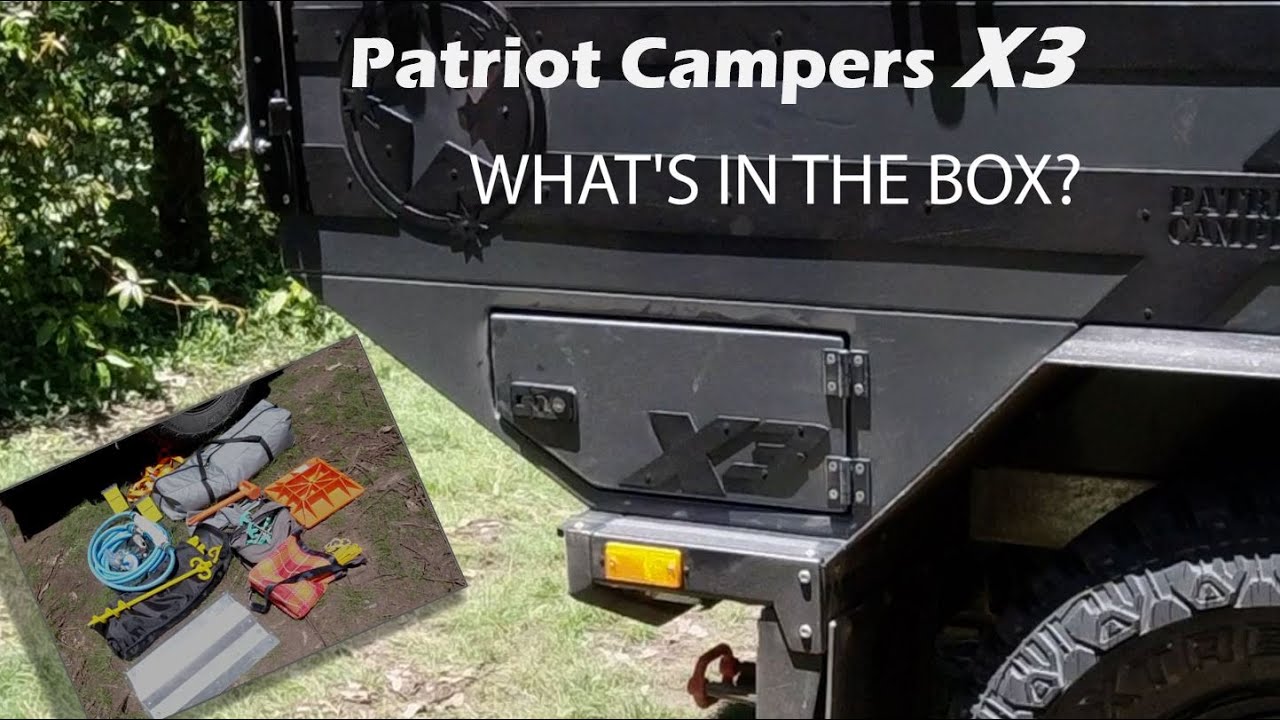 Patriot Campers X3 - camping equipment storage