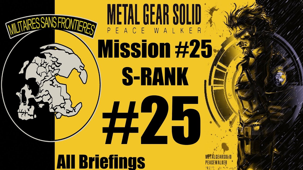 Metal Gear Solid: Peace Walker HD - Stealth Walkthrough - Mission #25 - S-RANK | CenterStrain01
