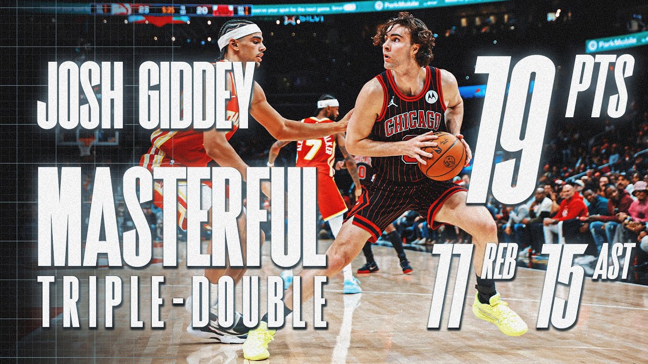 JOSH GIDDEY MAKES HISTORY!! Dominates in Bulls Win