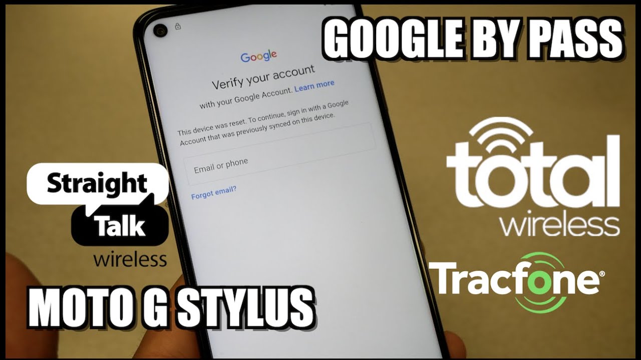 Moto G stylus 2021 Как обойти экран активации Google для Tracfone, прямое общение, полная беспров...
