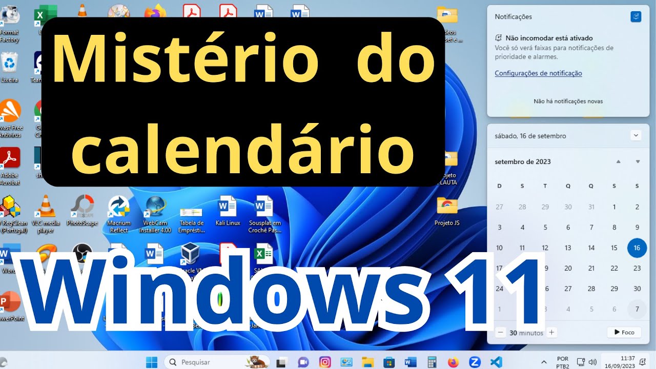 ✅Como ativar o Calendário no Windows 11