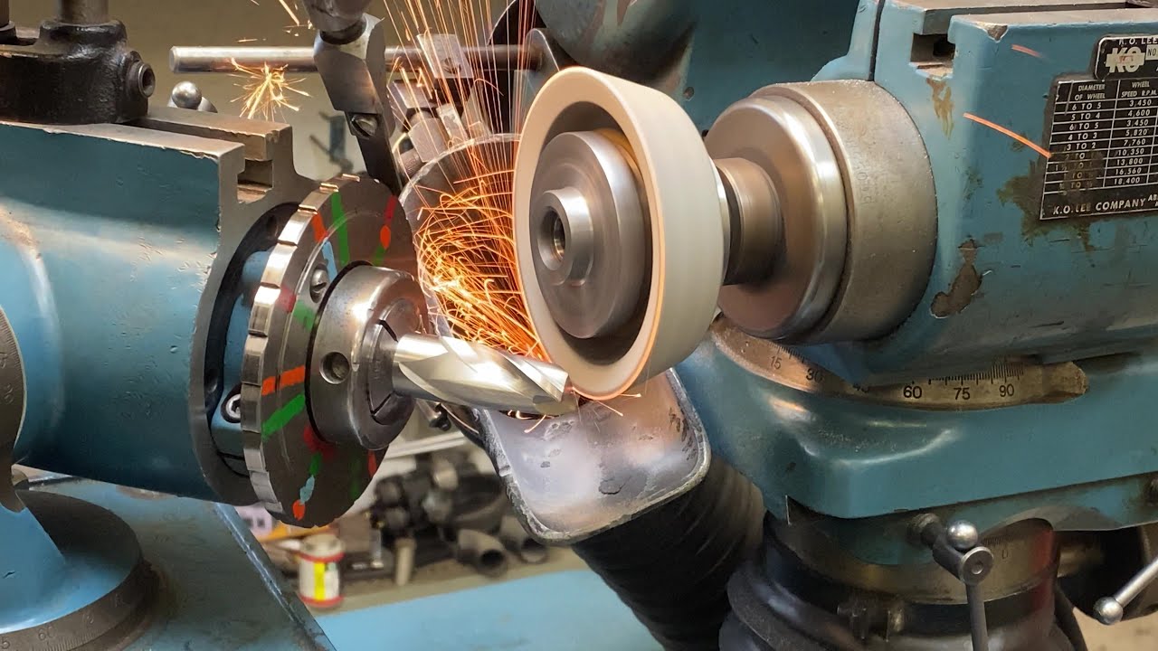 HOW TO REPAIR THE END OF A SLOT DRILL
