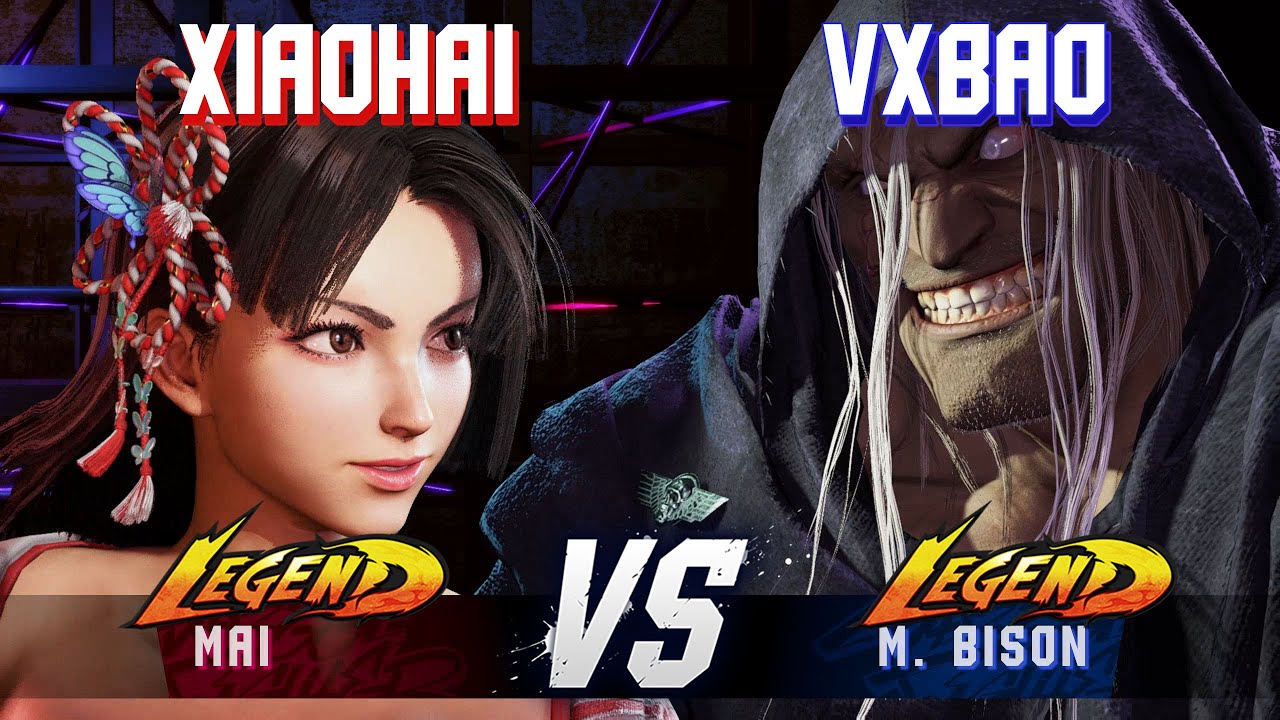SF6 ▰ XIAOHAI (Mai) vs VXBAO (M.Bison) ▰ High Level Gameplay
