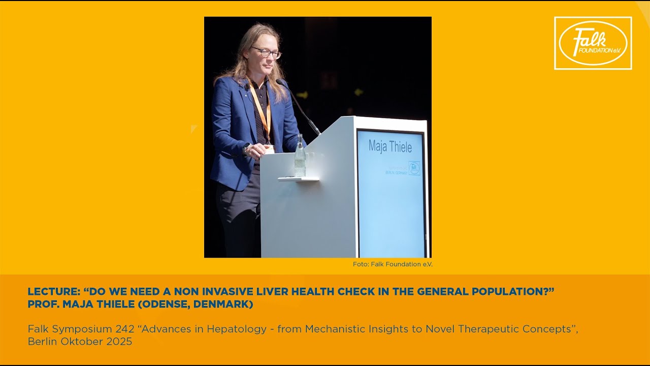 Lecture: “Do we need a non invasive liver health check in the general population?”