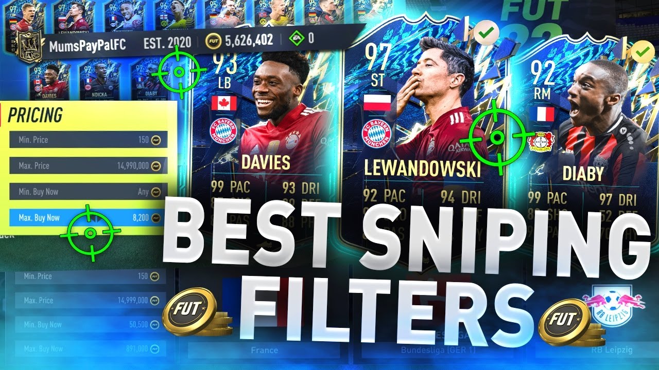 WOW! 😁 The Best Sniping Filters #221 *MAKE 250K QUICKLY* (FIFA 22 BEST SNIPING FILTERS)