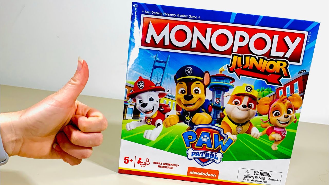Let’s Play! Paw Patrol Monopoly Junior!