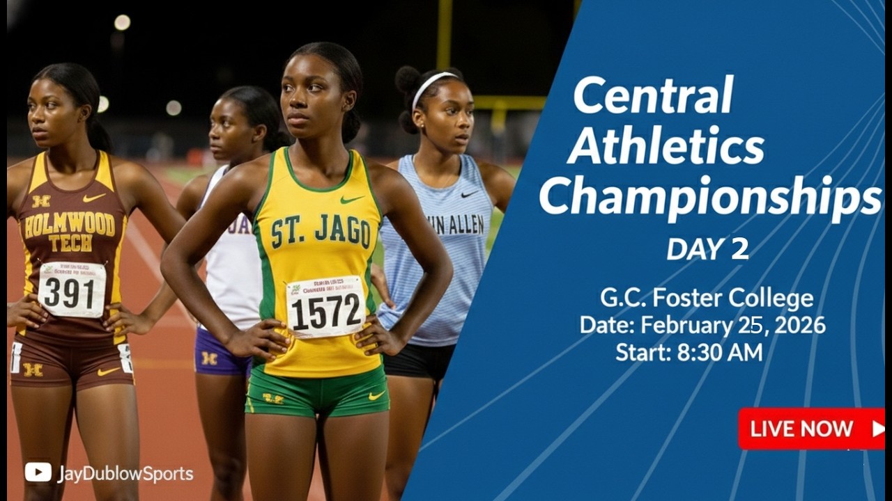 Central Athletics Championships 2026 | Day 2 Livestream #jaydublowsports