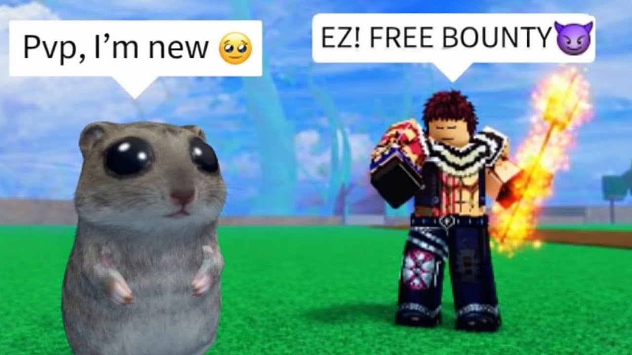 I pretend to be a NOOB! in bloxfruits ✨. And destroyed 30million🐺
