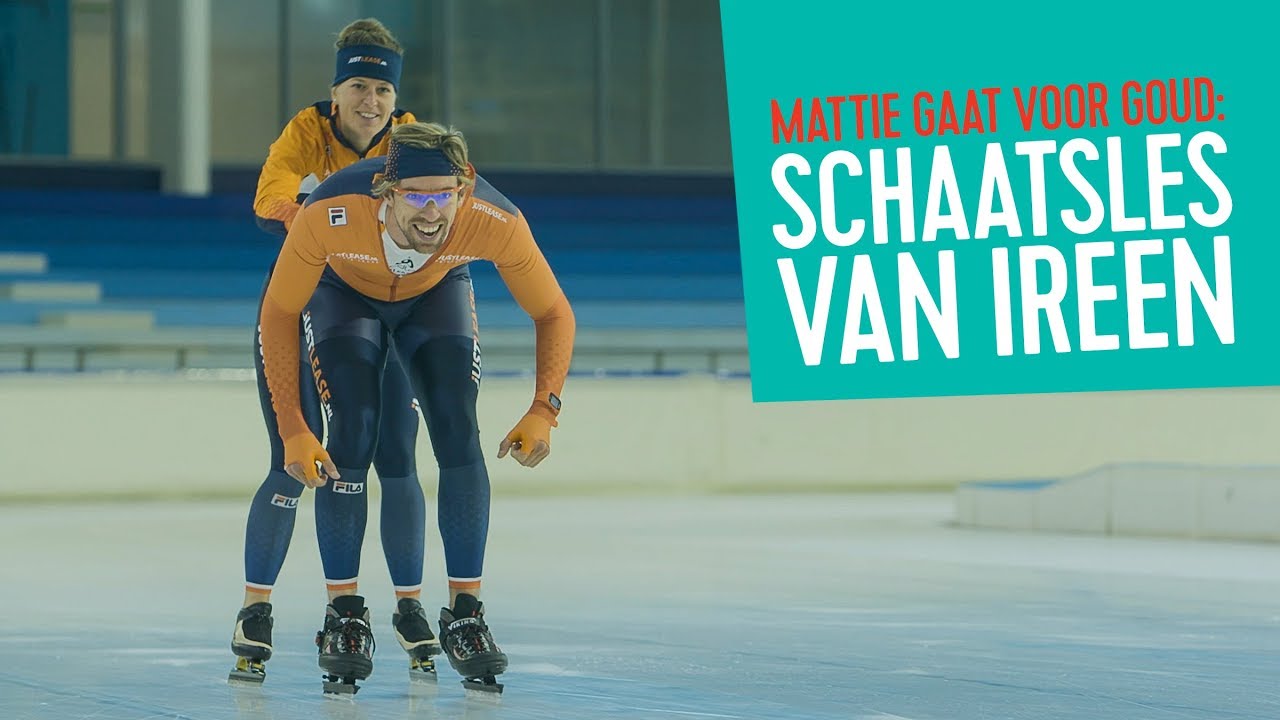Schaatsles van Ireen Wüst // Mattie Gaat Voor Goud - #03