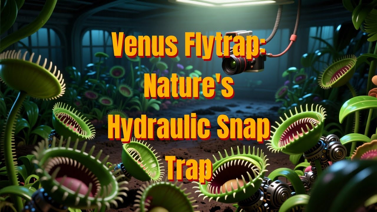 Venus Flytrap: Nature's Hydraulic Snap Trap.