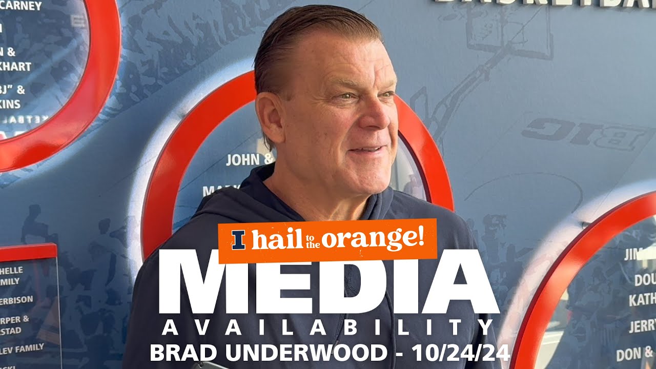 Illini Men's Basketball | Brad Underwood Media Availability 10/24/24