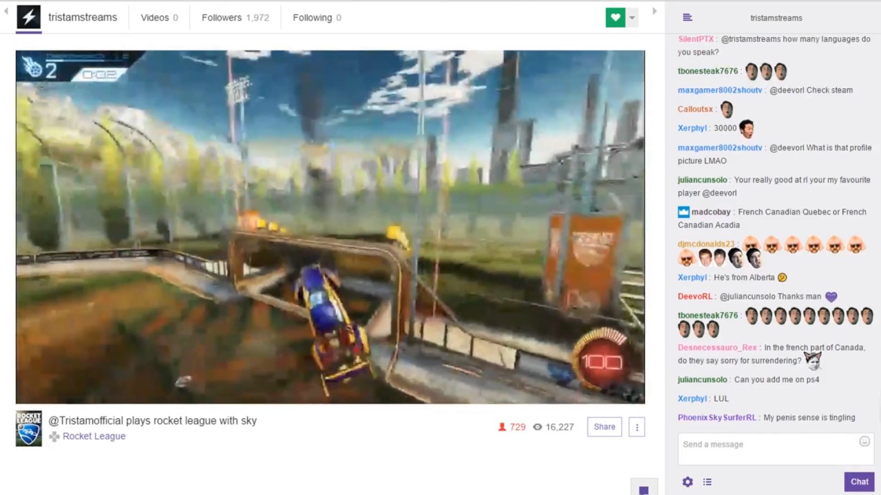 Tristam Singing Stream Highlight 2-20-17