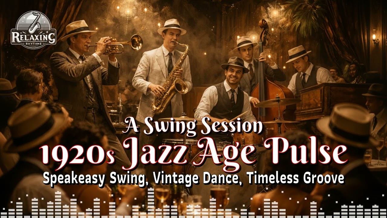 A Swing Session: 1920s Jazz Age Pulse 🎶 Speakeasy Swing, Vintage Dance, Timeless Groove