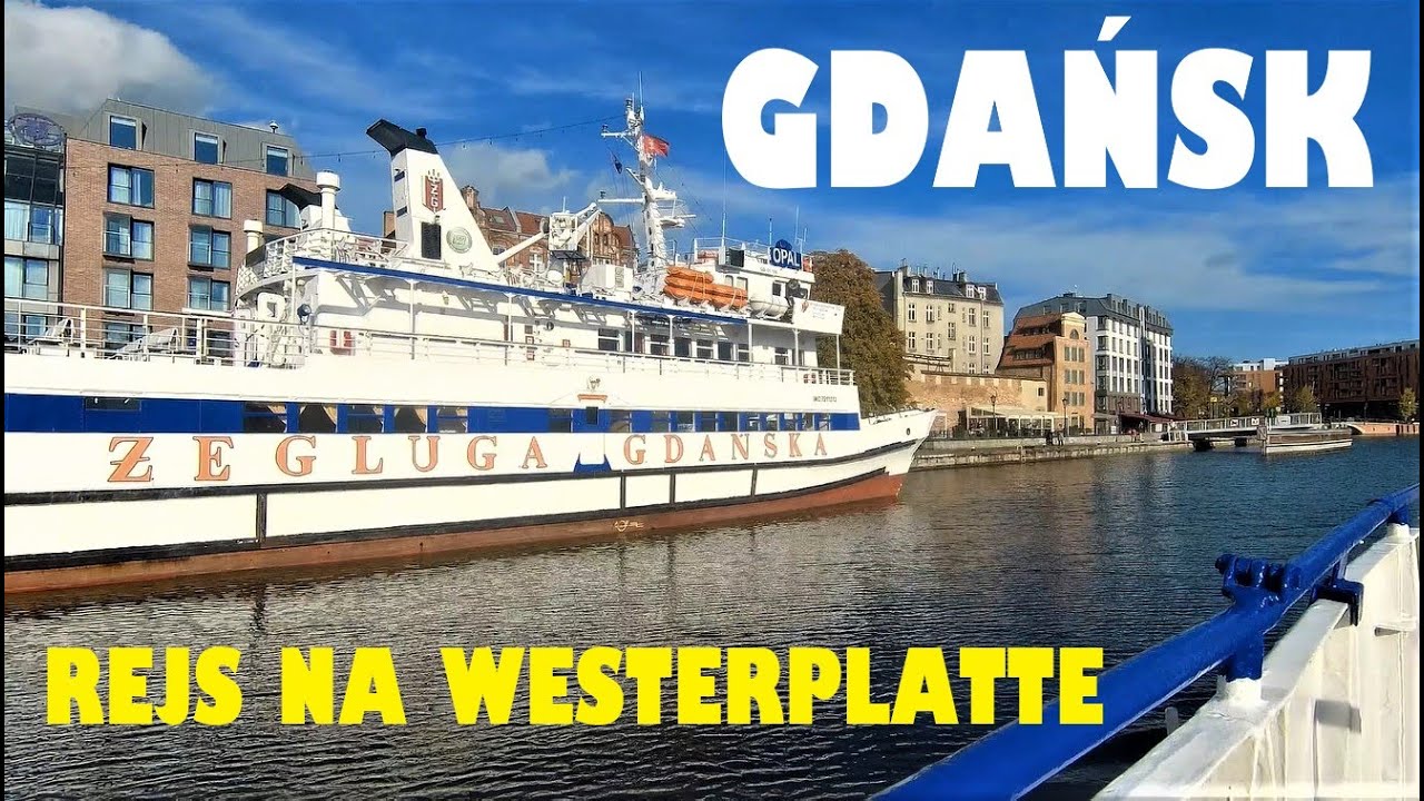Gdańsk - Westerplatte, jesienny rejs. Gdansk, Polish Amsterdam - relaxing autumn water tram cruise