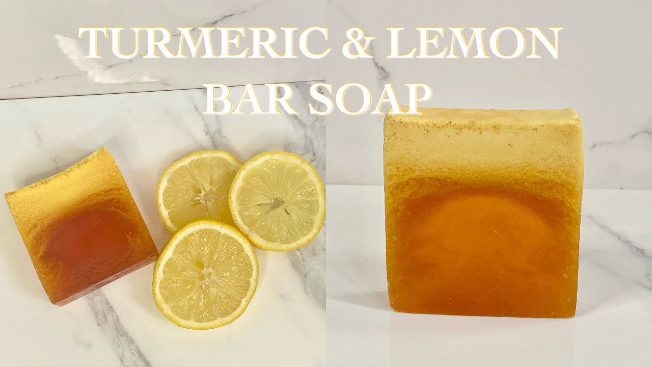 TURMERIC & LEMON SOAP TUTORIAL | MELT AND POUR SOAP MAKING| ENTREPRENEURSHIP SERIES |SMALL BUSINESS
