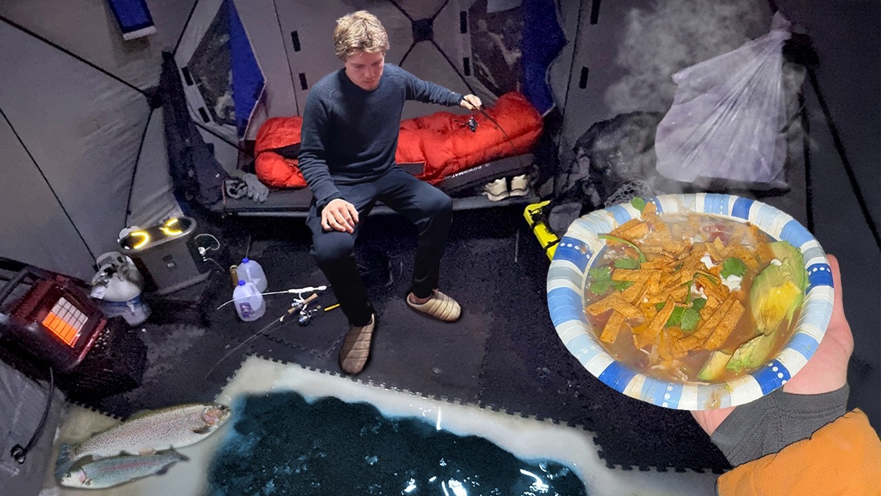 3 Days Ice Camping with a Giant Useless Hole - Tortilla Soup