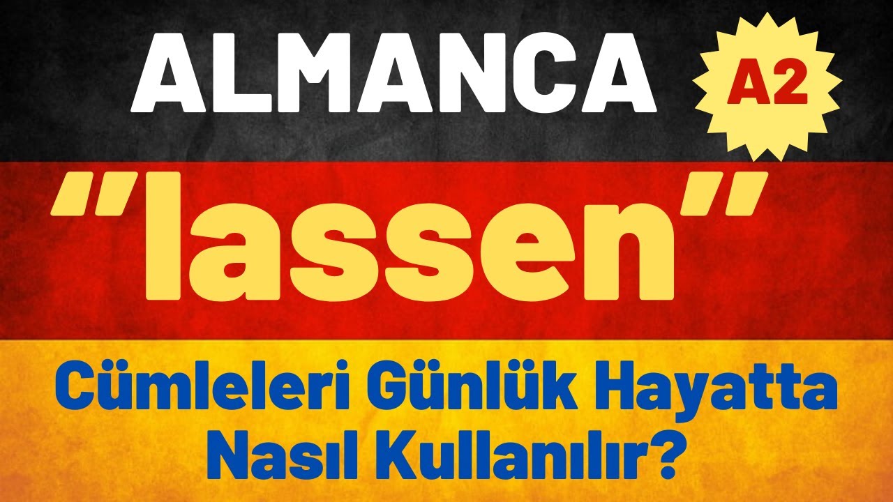 Ders 23 Almanca A2/''lassen'' #deutschlernen #deutschkurs #deutsch #almancaöğreniyorum #almancaöğren