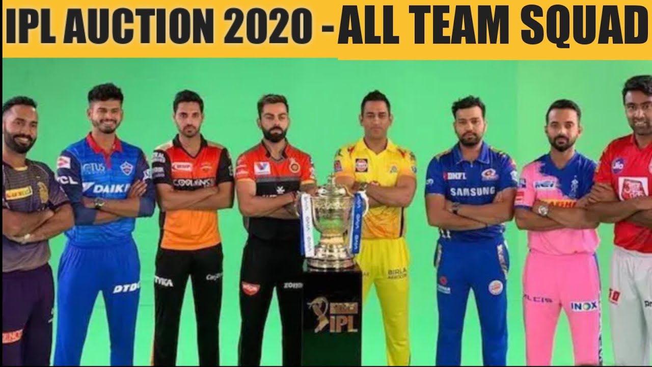 IPL AUCTION 2020//tamil//foreign players list and all teams squad//quick view...