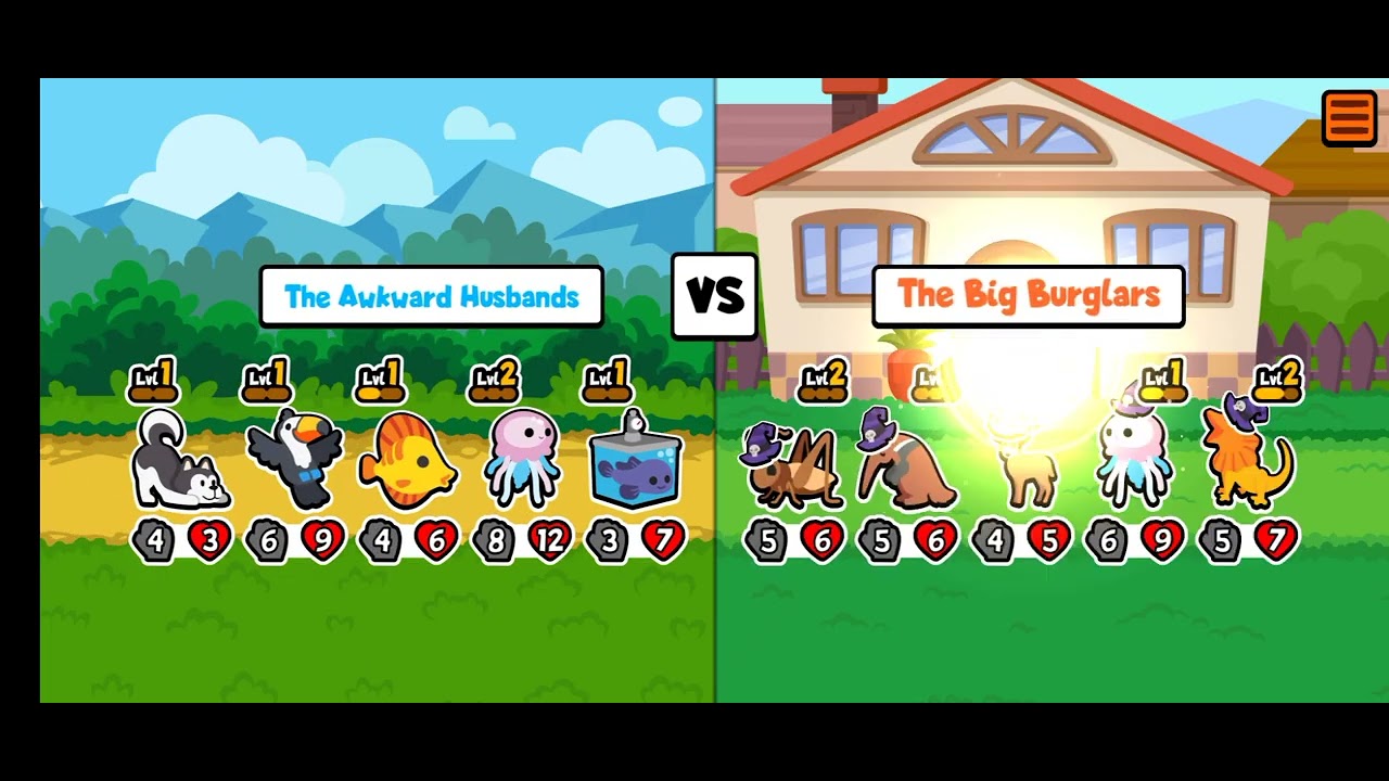 Victory for Team Awkward Husbands -  | Super Auto Pets Archive