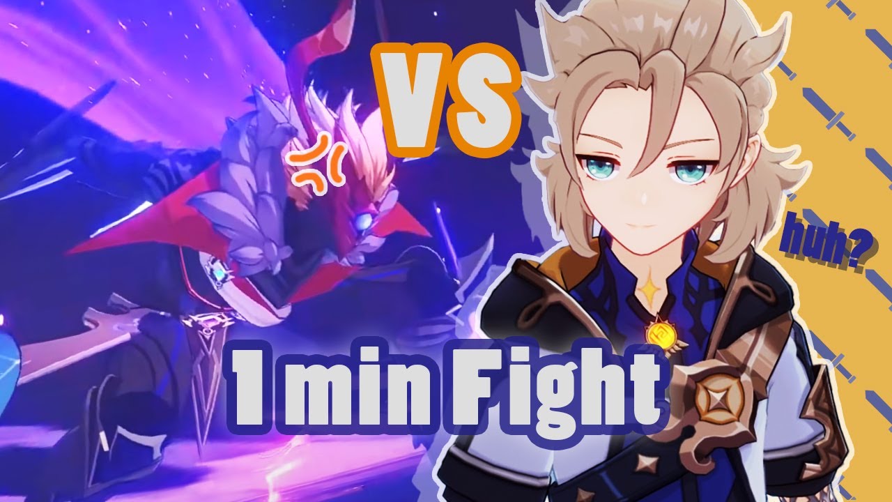 C6 Albedo vs Childe in less than a minute No Food [solo/no dmg] | Genshin Impact