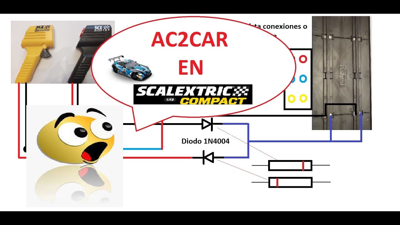 Modificacion ac2car en Scalextric compact (PART 3)