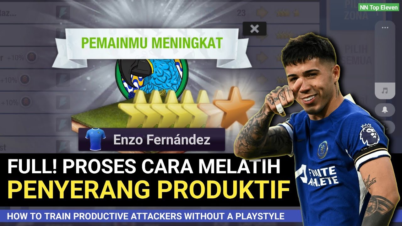 Full Proses Cara Melatih Penyerang Produktif Tanpa Gaya Main | Top Eleven