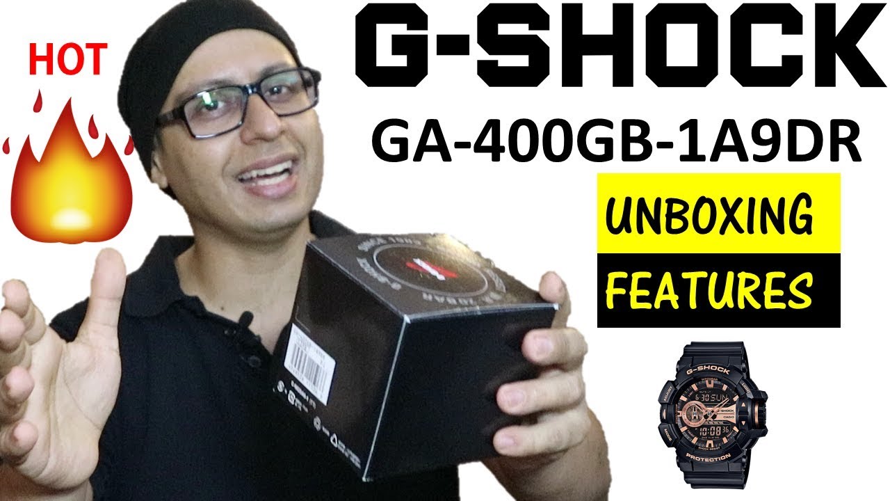 G SHOCK UNBOXING and FEATURES - GA-400GB (Hindi)