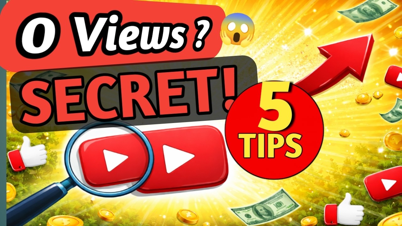 YouTube Video Par Views Kyu Nahi Aate? 😱 5 Secret Tips (100% Working)YouTube Par 0 Views Ka Problem