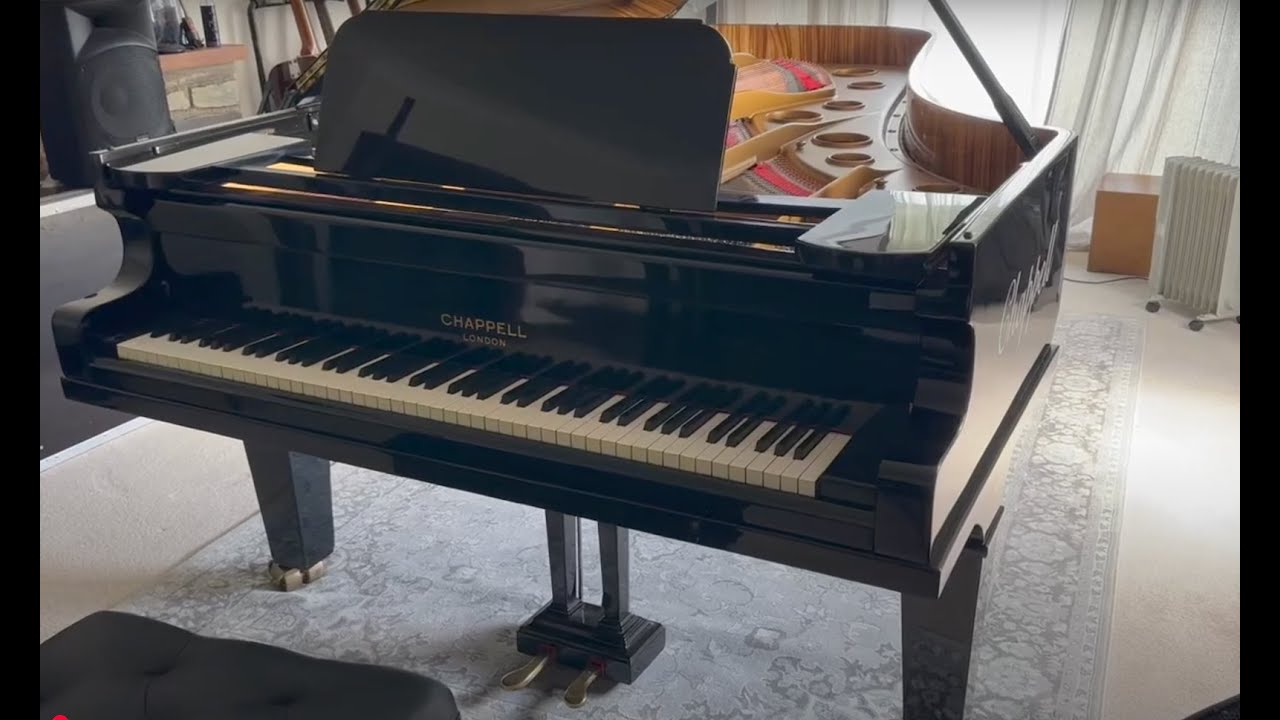 Assessment of a Chappell concert grand piano 8ft 10in c1936. UNUSUAL 4TH STRING IN THE TOP TREBLE.