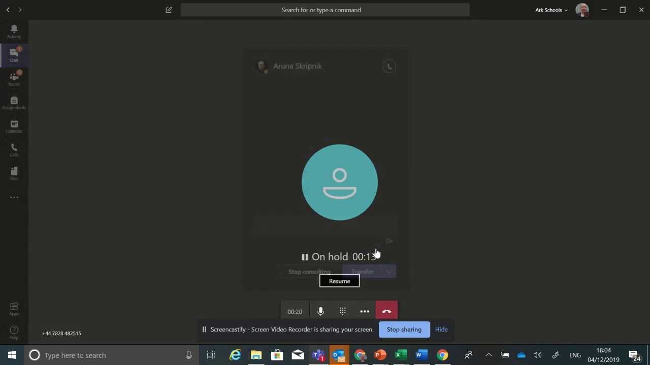 How to transfer an incoming call in Teams
