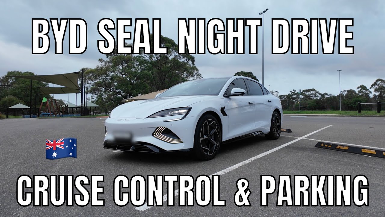 Тестирование интеллектуального круиз-контроля BYD Seal Night Drive и датчиков парковки