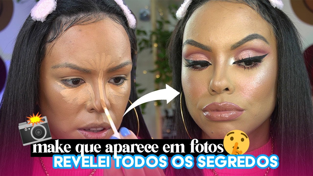 COMO fazer uma MAKE APARECER NAS SELFIES!