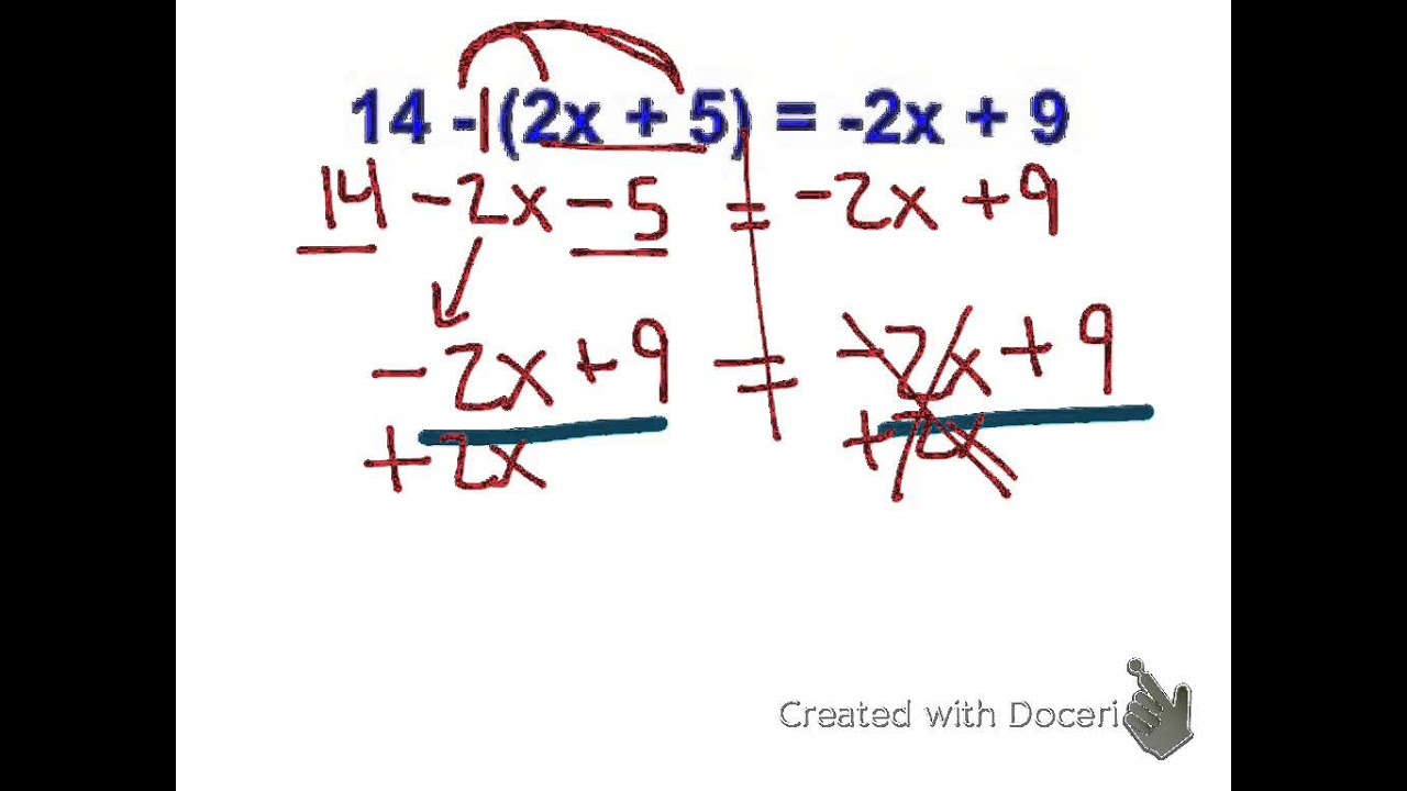 Solving Multi-Step Equations with Variables on Both Sides
