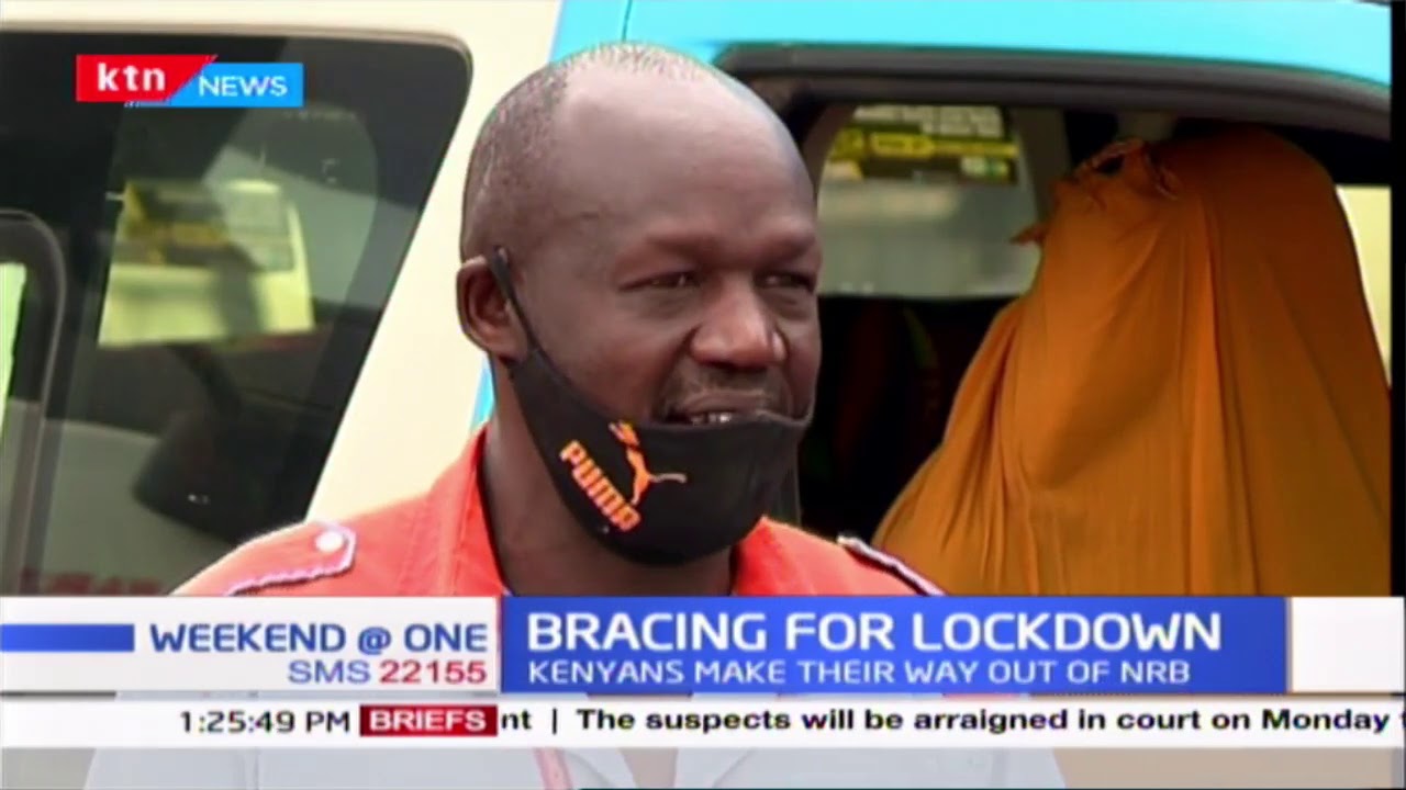 Kenyans make their way out of Nairobi as fears of another lockdown grow