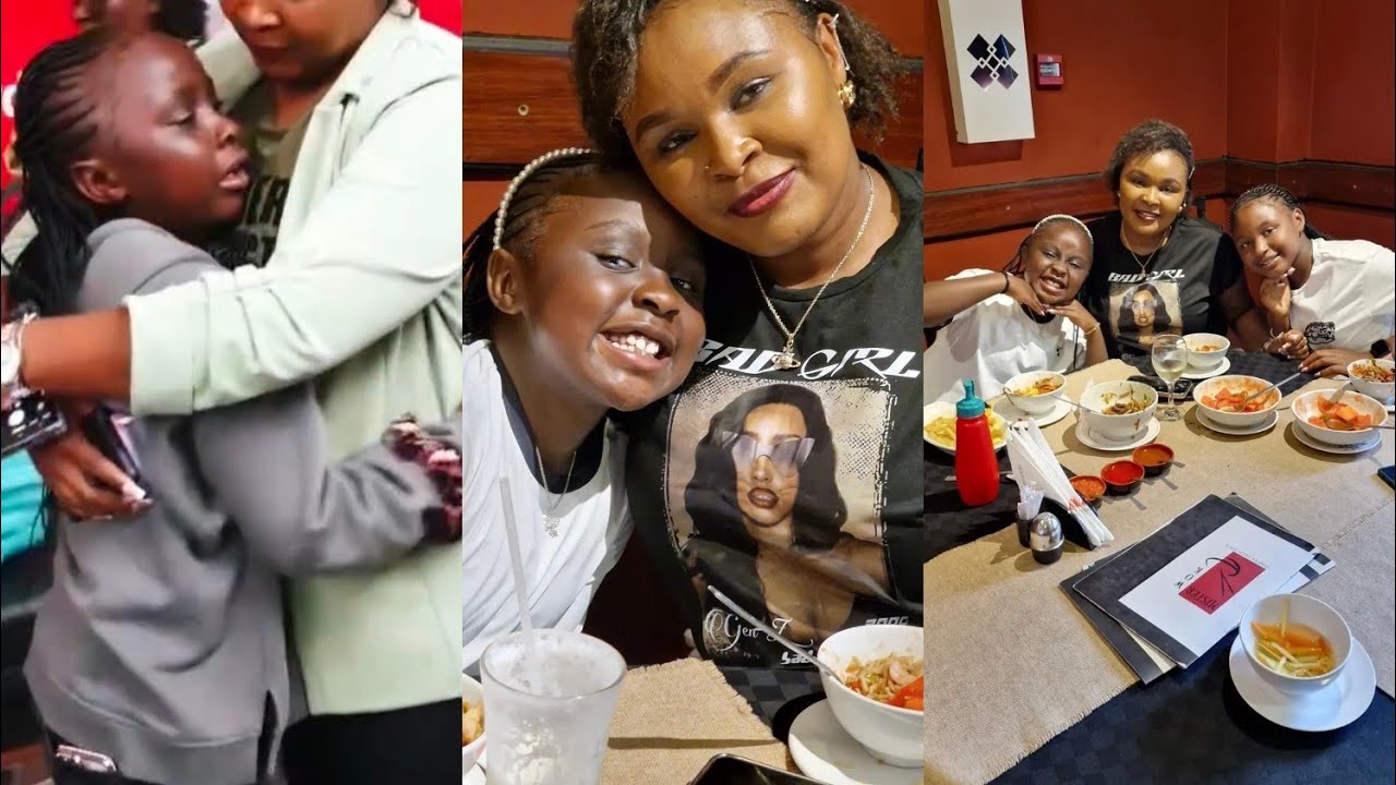 Woiye! Tears As Oga Obinna's Baby Mama Lola's Mother Finally Reunite With Her Daughters Lola And Ada