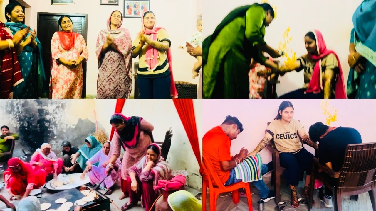 ਅੱਜ ਦਿਨ ਮਹਿੰਦੀ ਦਾ।। Dullat vlogs#villagerlifestyle#dullatvlogs#viah 