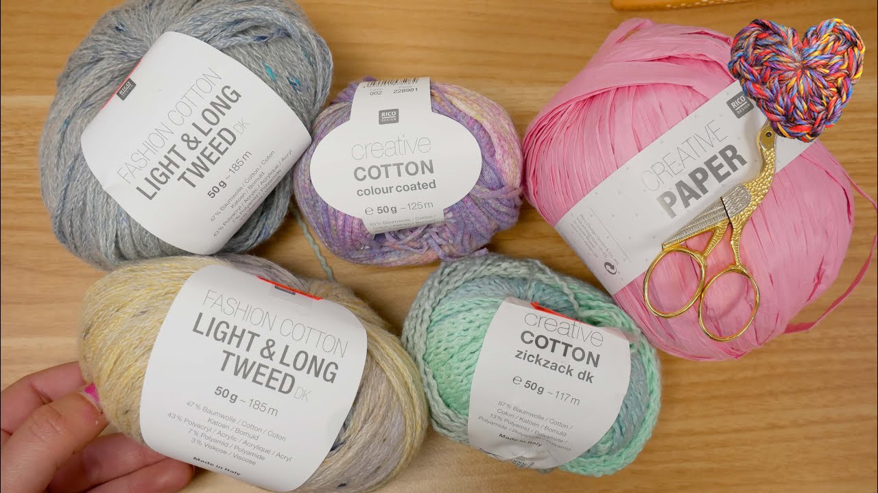 Haul | Sommer Wolle Haul Rico Design | Schn&auml;ppchen Haul