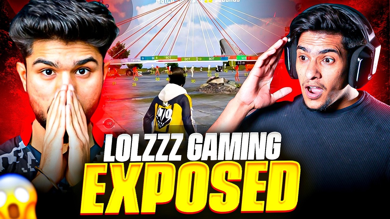 Lolzz Gaming Exposed? IS LOLZZZ GAMING USING HA*KS? Detailed Analysis by Bandookbaaz